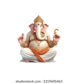 Happy Ganesh Chaturthi, Vector Illustration.