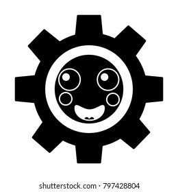 happy gear kawaii icon image 