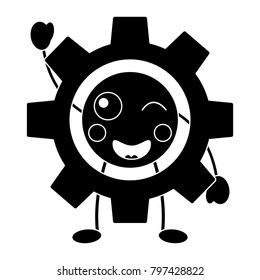 happy gear kawaii icon image 