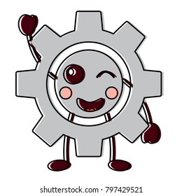 happy gear kawaii icon image 