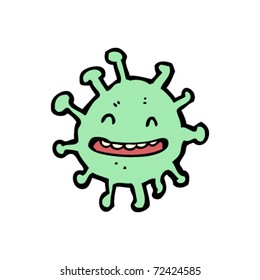 happy germ cartoon