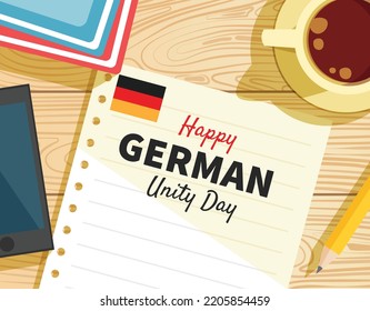 Happy German Unity Day.german holliday