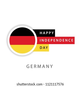 Happy Germany Independence Day Vector Template Design Illustrator