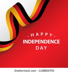 Happy Germany Independent Day Vector Template Design Illustration