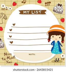 happy girl my list nice to meet you 