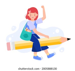 Child Getting Ready For School Stock Illustrations Images Vectors Shutterstock