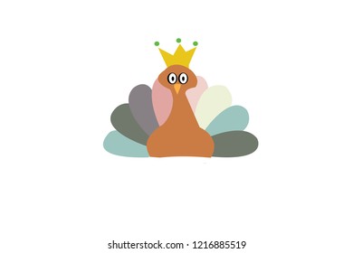 happy giving  hand drawn vector on white background.