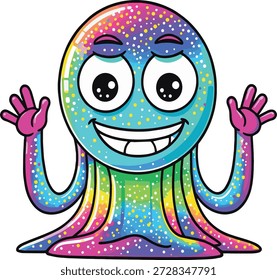 Happy Glitter Schatten Monster unheimlich