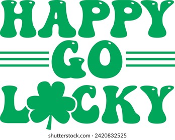 Feliz Go Lucky, St Patrick Day 

Esta es una descarga digital de alta calidad.
Este archivo puede ser utilizado para muchos propósitos, así como para diseñar y cortar proyectos en Cricut o Silhouette.