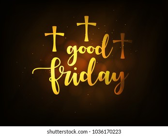 Happy Good Friday, Vector Illustration design.