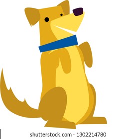 Golden retriever boy Stock Illustrations, Images & Vectors | Shutterstock