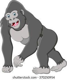 Angry Gorilla Cartoon Stock Illustration 361861844