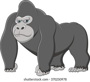 Happy Gorilla Cartoon Stock Illustration 374610340