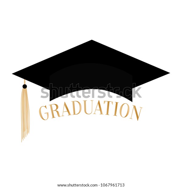 Happy Graduation Background Stock Vector (Royalty Free) 1067961713 ...