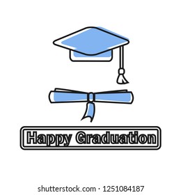 HAPPY GRADUATION ICON