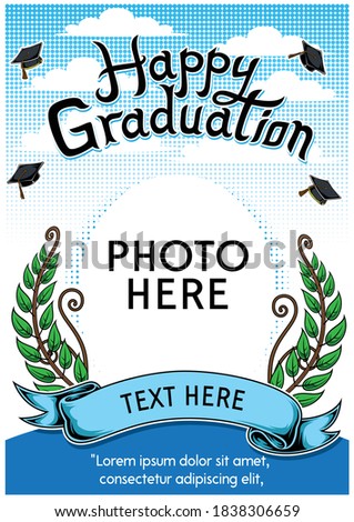 Happy Graduation Template Background,for graduation