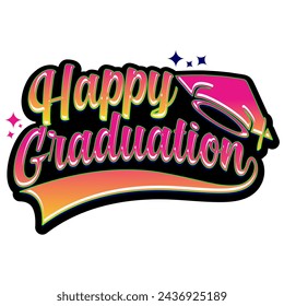 happy graduation text effect for your special day in your graduation day