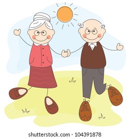 Happy Grandparents