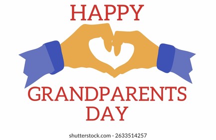 Happy Grandparents Day background. Suitable for greeting cards, greeting cards and events that are in accordance with Grandparents Day.