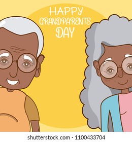 Happy grandparents day card