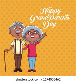 Happy grandparents day card