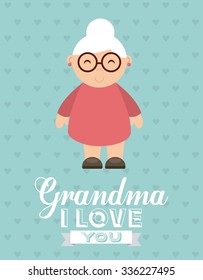 happy grandparents day design, vector illustration eps10 graphic 