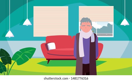 happy grandparents day flat design