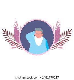 happy grandparents day flat design