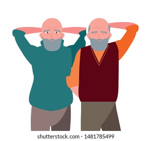 happy grandparents day flat design