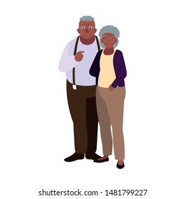 happy grandparents day flat design