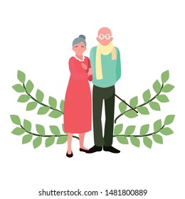happy grandparents day flat design