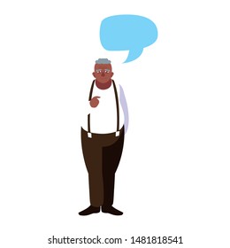 happy grandparents day flat design