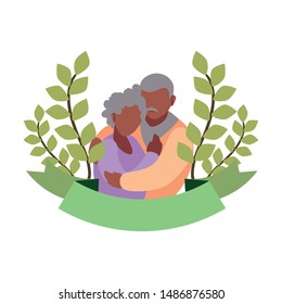 happy grandparents day flat design