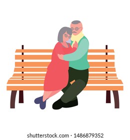 happy grandparents day flat design