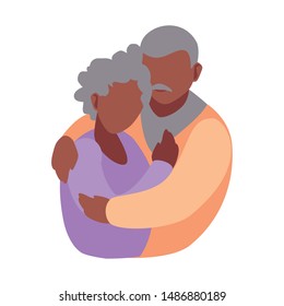 happy grandparents day flat design