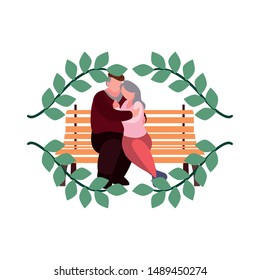 happy grandparents day flat design