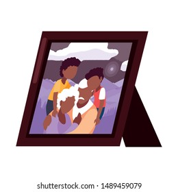 happy grandparents day flat design