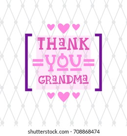 Happy Grandparents Day Greeting Card Banner Vector Illustration