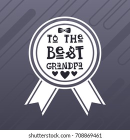 Happy Grandparents Day Greeting Card Banner Vector Illustration