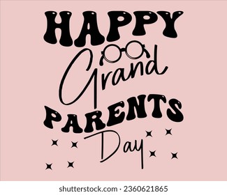 Happy Grandparents Day Retro Svg Design,grandparents Retro Design,Grandpa Retro svg, Grandparents svg,grandparents day Design