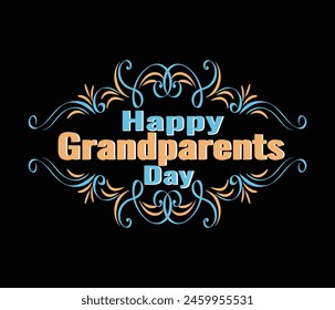 Happy Grandparents Day t-shirt design