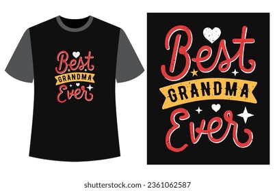 Happy Grandparents Day t-shirt vector, funny vintage Grandparents Day t-shirt design