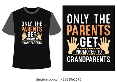 Happy Grandparents Day t-shirt vector, funny vintage Grandparents Day t-shirt design
