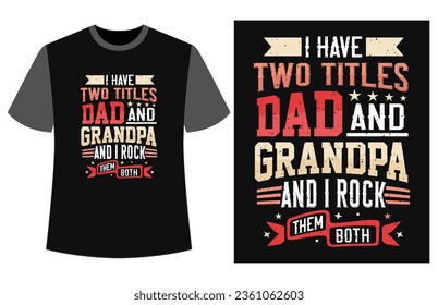 Happy Grandparents Day t-shirt vector, funny vintage Grandparents Day t-shirt design