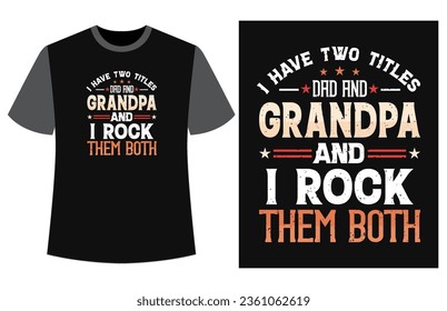 Happy Grandparents Day t-shirt vector, funny vintage Grandparents Day t-shirt design