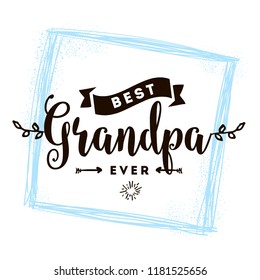 Happy Grandparents day. Typography. logo design. Usable for greeting card, flyer, poster, banner or t-shirt.