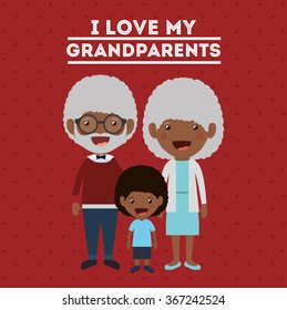happy grandparents design 