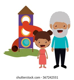 happy grandparents design 
