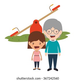 happy grandparents design 