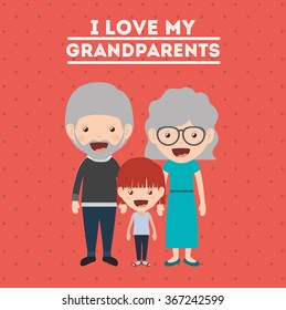 happy grandparents design 